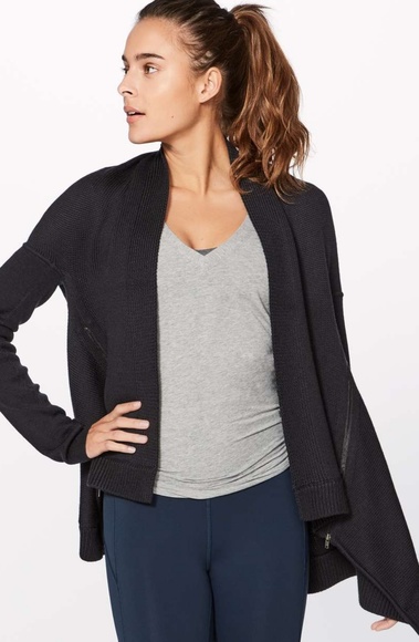 lululemon athletica Sweaters - LULULEMON wrap it up cardigan